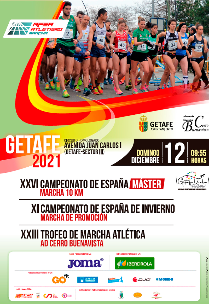 Lista de inscritos (Ctos España promoción y Máster) y Trofeo Cerro Buenavista