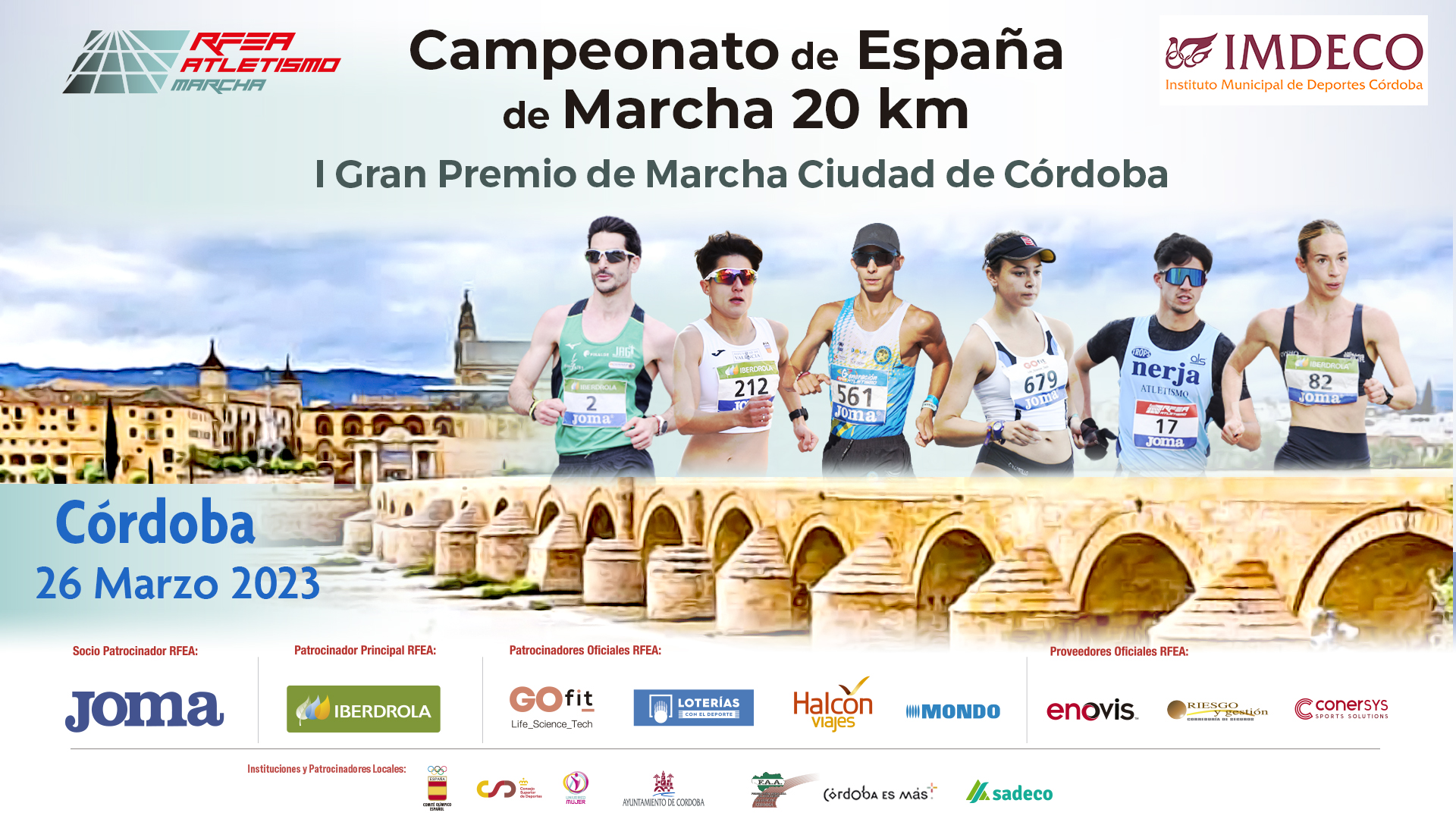 Información del Campeonato de España de 20 Km Marcha - Córdoba