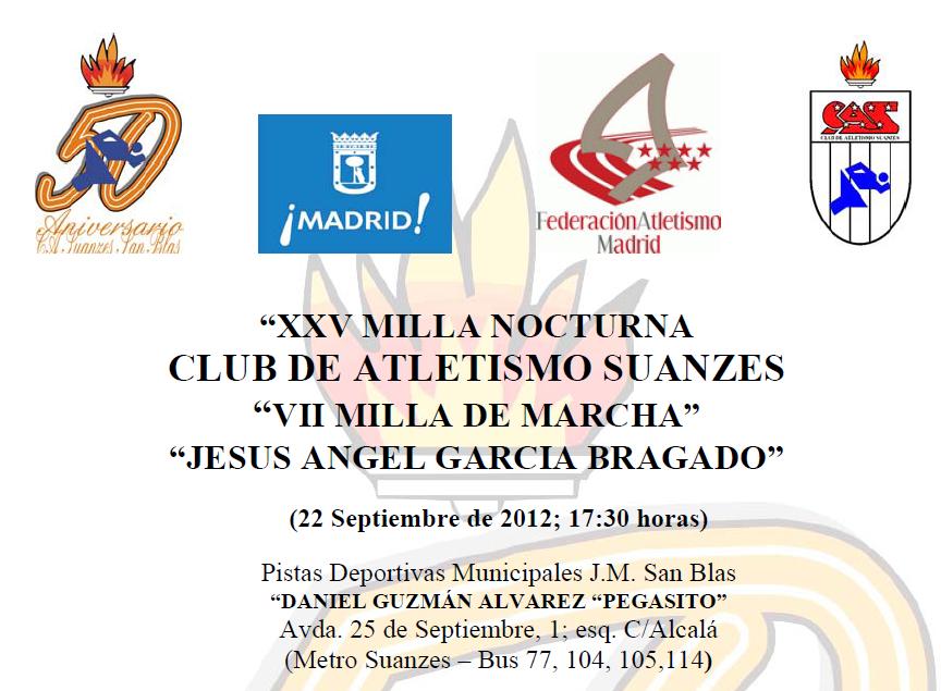 VII MILLA DE MARCHA JESÚS A. Gª BRAGADO EN SUANZES, MADRID