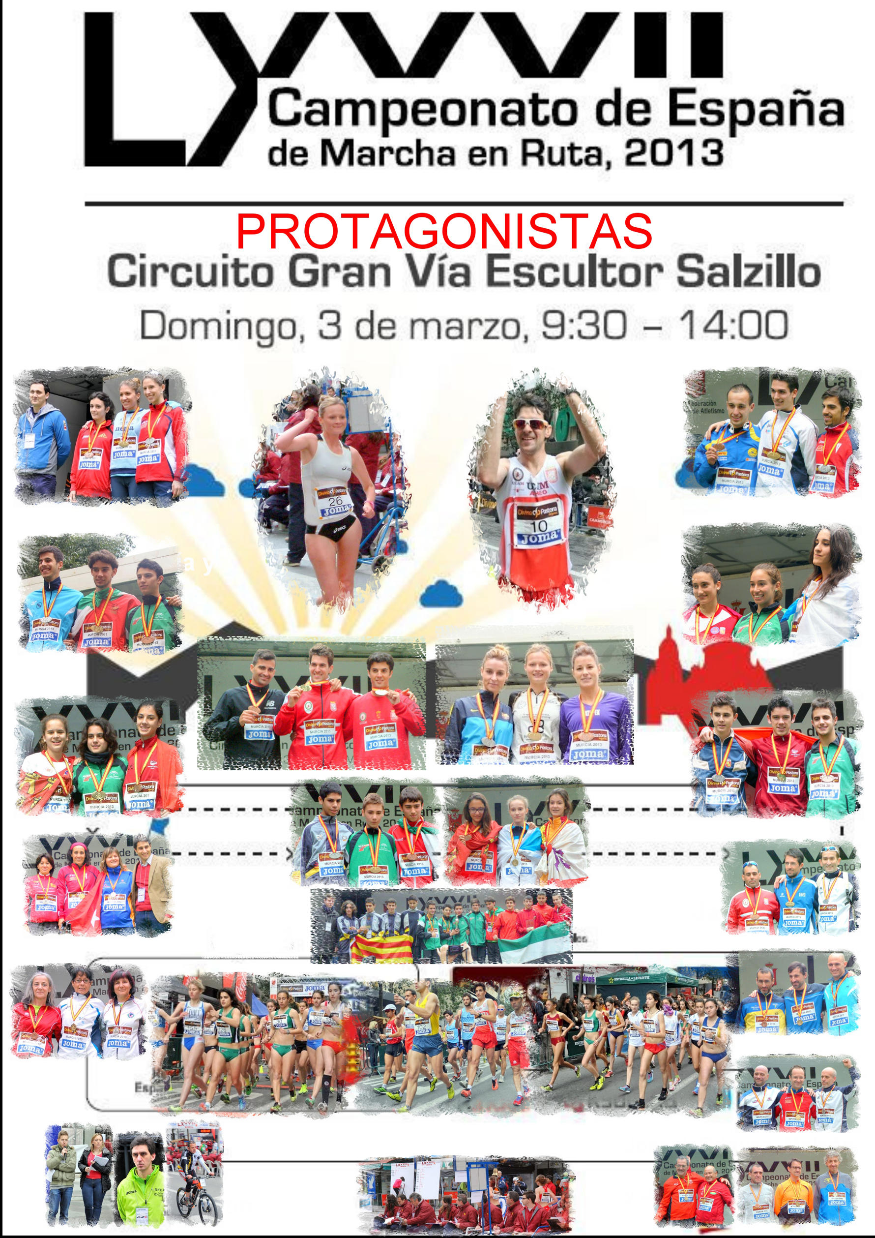 5º Aniversario www.aemarcha.es y Póster homenaje a protagonistas de Murcia