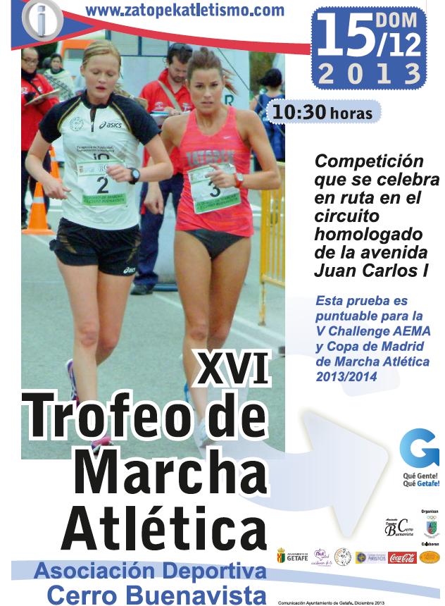 XVI Tº Asoc. Dptva. Cerro Buenavista de Getafe, 15 de diciembre.