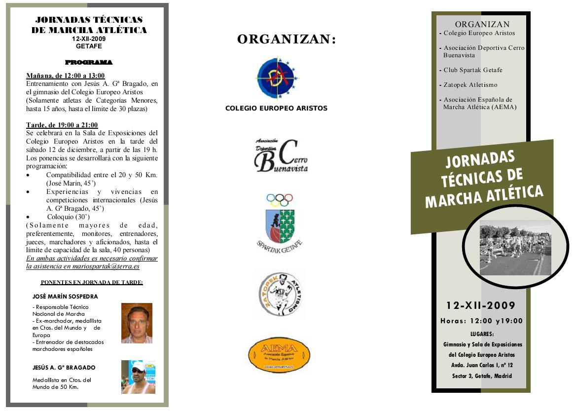 MARÍN Y BRAGADO EN LAS JORNADAS TÉCNICAS DE GETAFE