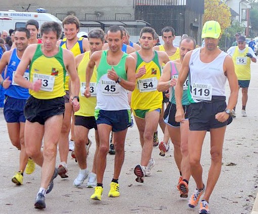 Salida Absoluta Masculina, con Toro y Periáñez a la derecha de la imagen (foto de Luis Quejido)