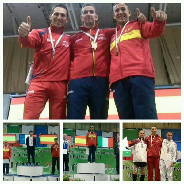 Lluvia de medallas en Budapest
