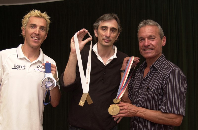 JORDI LLOPART EN LA PRESENTACIÓN DE LAS MEDALLAS DEL CTO. DE EUROPA DE BARCELONA